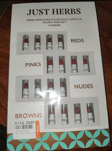 Just Herbs Ayurvedic Lipstick Set With Ghee