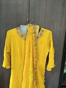 Yellow Partywear Gown