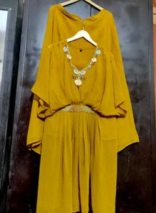 Musturd Co-Ords 2 Pcs Set for 36 Bust