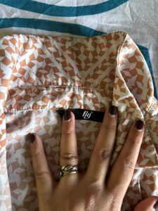 Patterned Men's Shirt