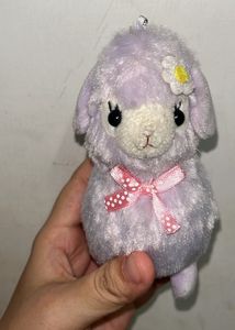 Cute Lamb Plushie Keychain