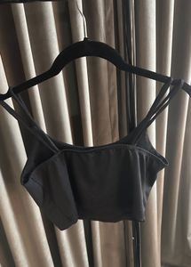 Black Cami Crop Top | S size