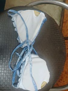 Blue Bikini Top