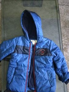 Boy's Blue Puffer Jacket