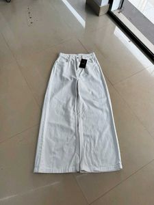 White Wide Leg Jeans