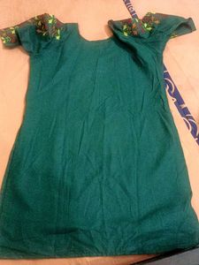 Embroidered Kurti Set With Dupatta