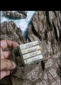 Vintage Brown Floral Print Bottom