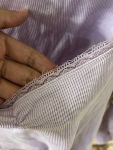 Long Sleeve Sweetheart Top with Lace Neckline