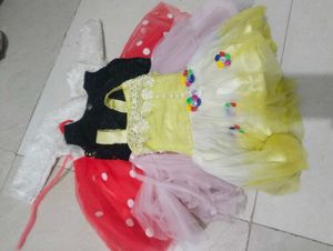 Red &amp; White Polka Dot Dress