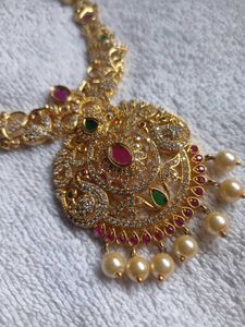 Peacock Ruby Necklace! 😍💗