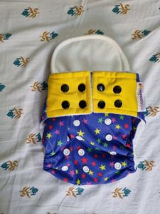 Cloth Diapers for Babies Reusable 2 Nos