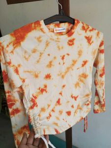 Tie-Dye Long Sleeve Top