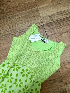 Cotton Green Midi Dress