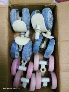 Assorted Furniture Casters - Set of 10