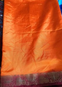 Orange SILK SAREE