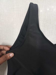 Chic Black One-Shoulder Swimsuit