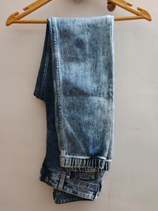 Koovs 26 Size Denim Jogger For Girls