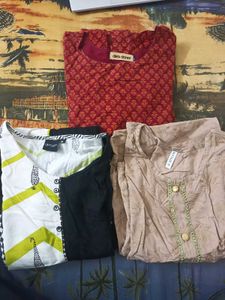 Combo Of 3 Kurta