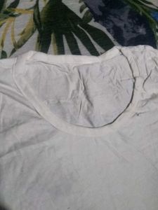 White Three-Quarter Sleeve Top