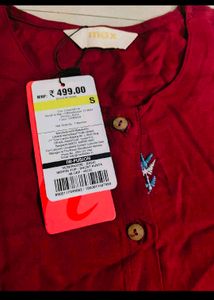 MAX Beautiful Embroidered Red Tunic
