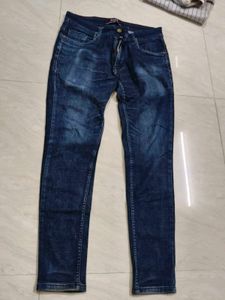 Dark Blue Denim Jeans