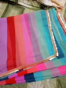 laheriya beautiful soft Georgette saree