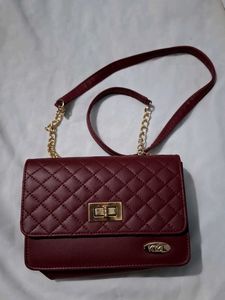 Burgundy Crossbody Bag