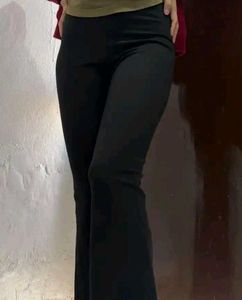 SASSAFRAS Black Bootcut Trousers