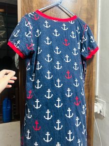 Anchor Print Dress