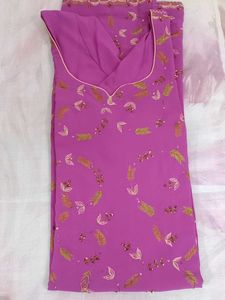 Magenta Kurta Set
