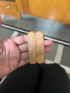 Elegant Gold-Toned plastic Bangles (Set of 2)