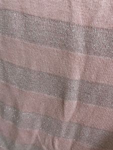 Pink Striped Long Sleeve Top
