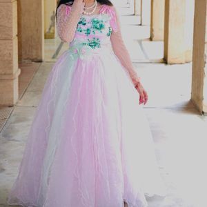 Elegant pastel Gown