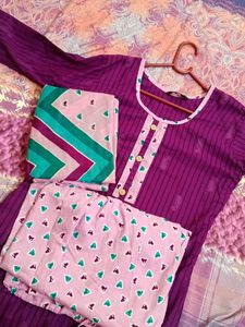 Purple Women&#39;s Kurta set