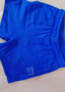 Blue Jogger Short