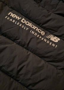 New Balance Black Puffer Jacket Reversible