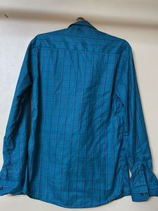 Checkered Blue Shirt