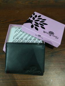 Woodland Black Leather WALLET 🖤