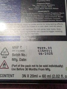 Aqualogica Body Mist Combo