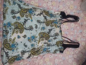 Paisley Print Tank Top