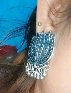 Lotus Silver Earrings
