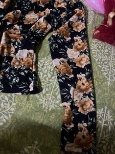 Floral Print Long Sleeve Top