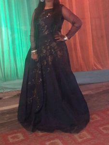 Wine Colour Gown