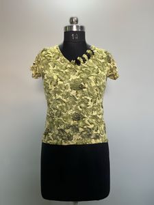 Floral V-Neck Top