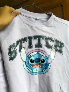 Stitch Crop Sweatshirt
