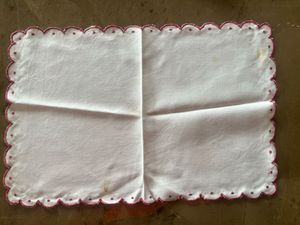 Embroidered Table Napkins Set Of 6