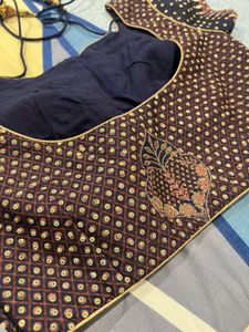 Bridal lehenga blouse.