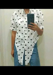 Polka Dot Top - Weeny Medium