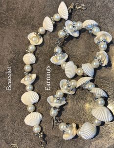 Seashell & Pearl Jewelry Set