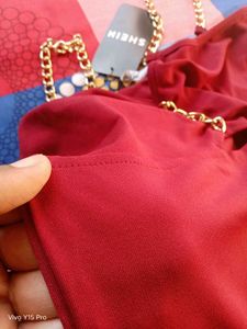 Red Dress for fairy ❤️🧚🧿 || Chain Strap